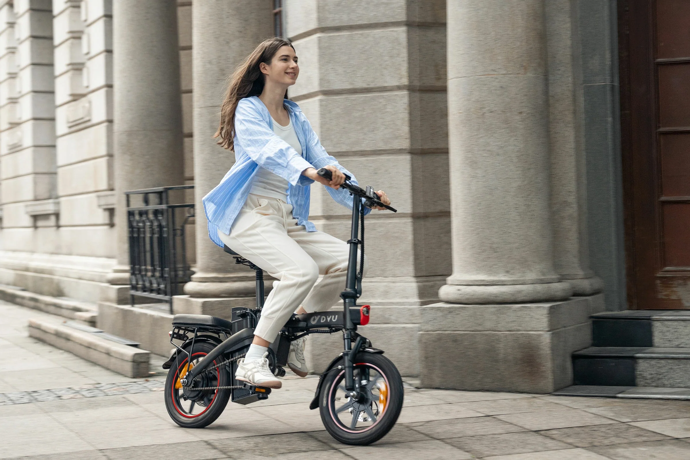 DYU A5 14 Inch Full Foldable Electric Bike - Image 10