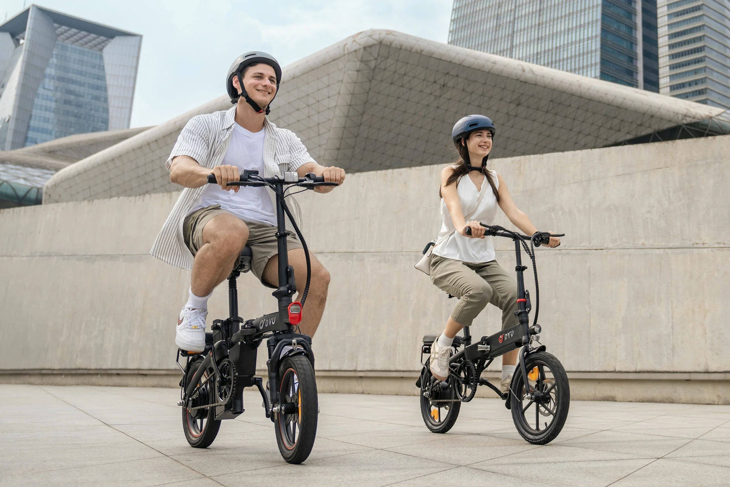 DYU A5 14 Inch Full Foldable Electric Bike - Image 11