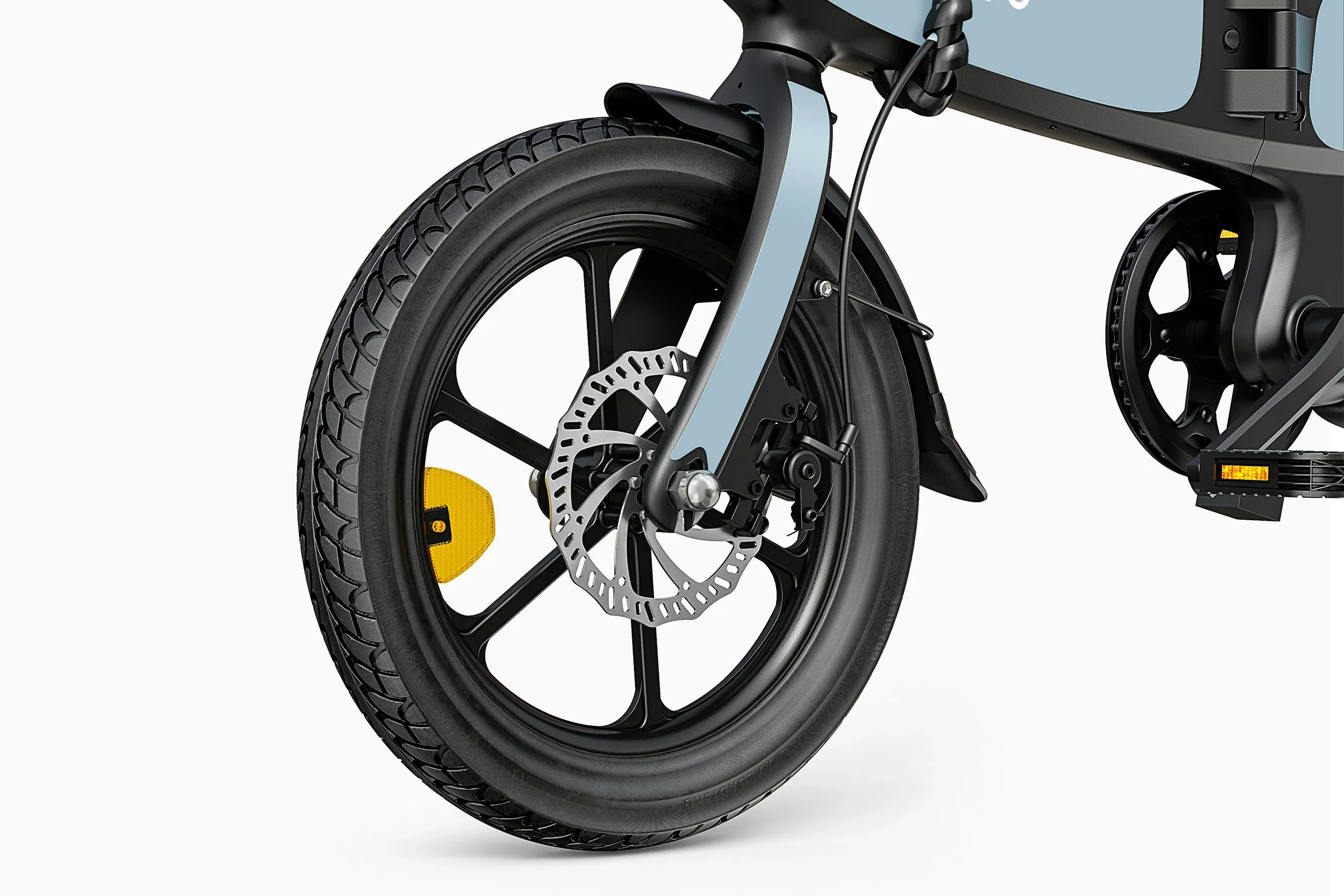 DYU C2 16 Inch Full Folding Electric Bike - Image 5