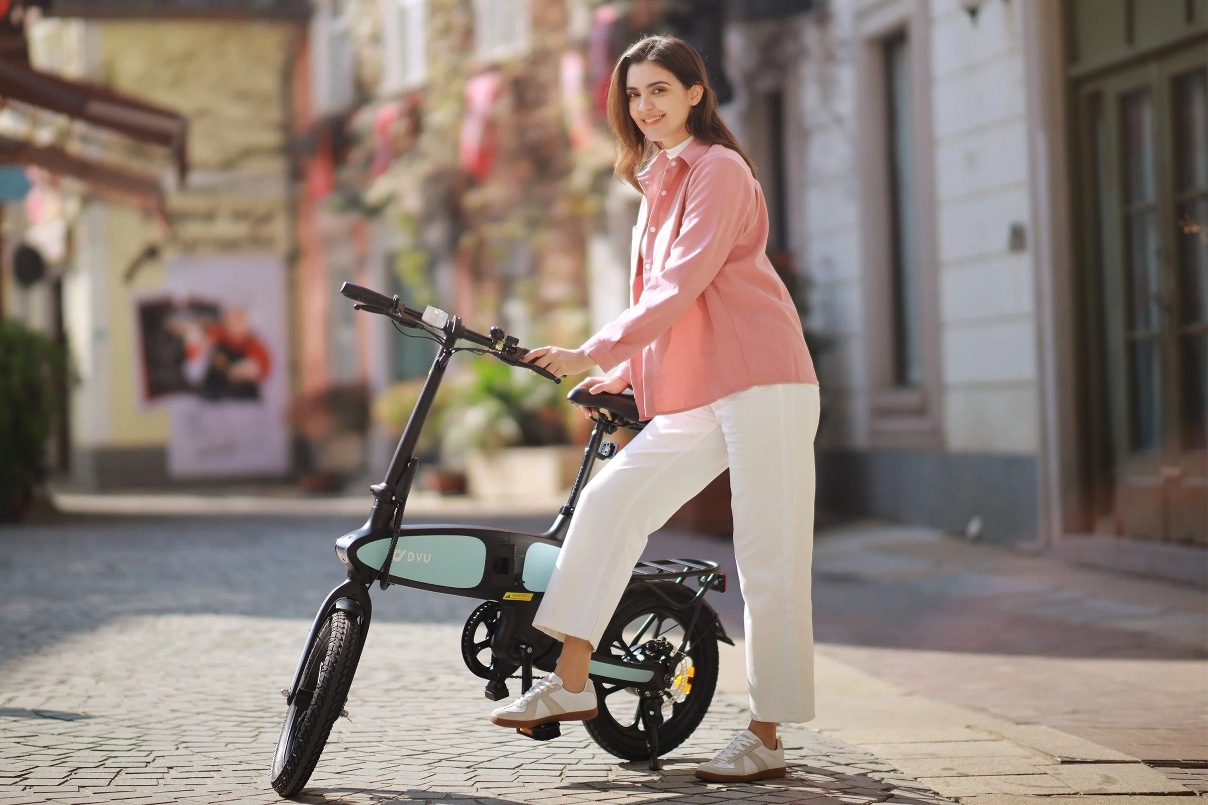 DYU C2 16 Inch Full Folding Electric Bike - Image 9
