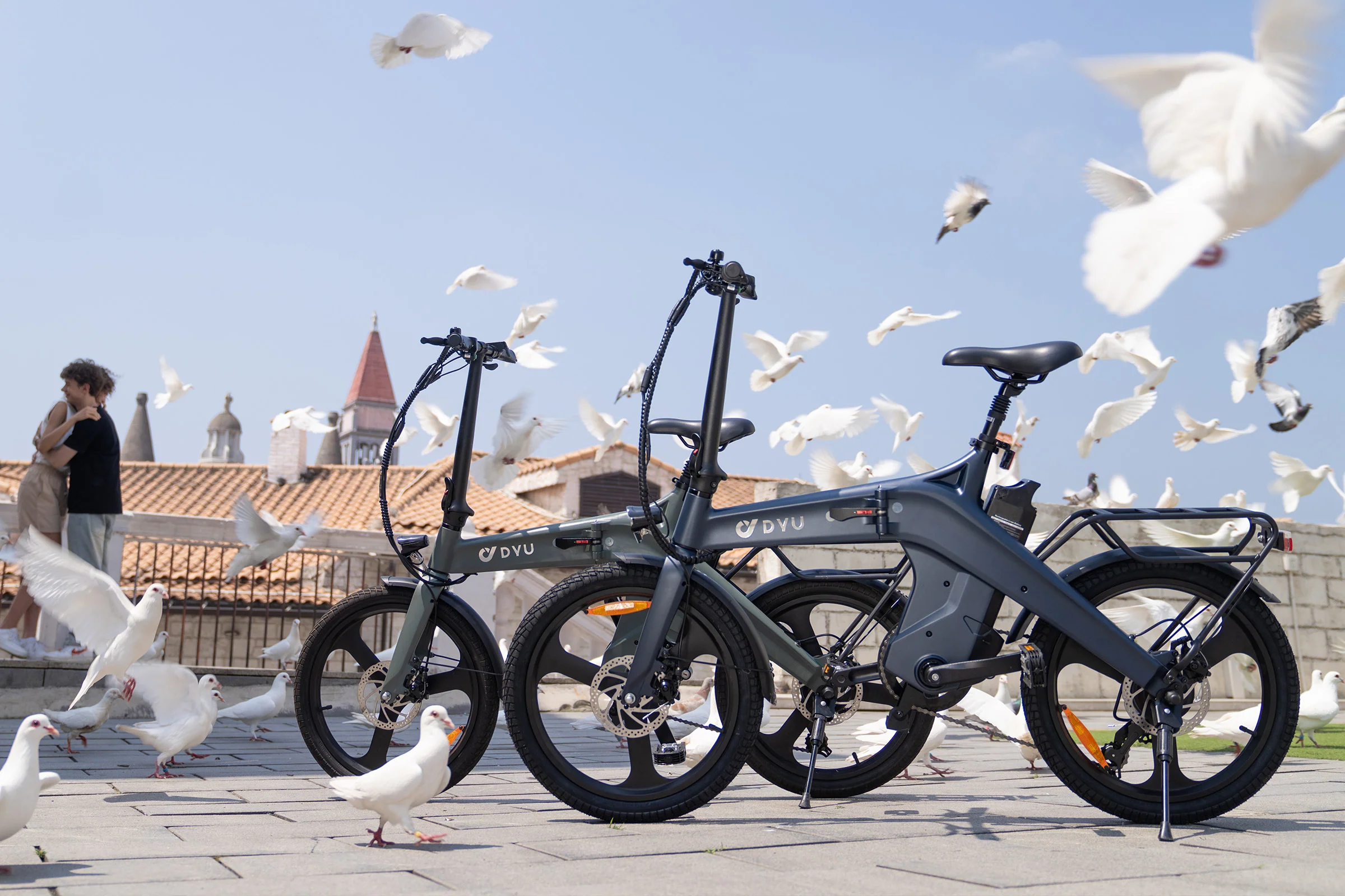 DYU T1 20 Inch Foldable Electric Bike - Image 8